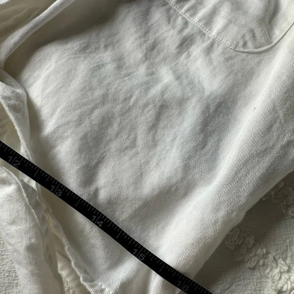 Harley-Davidson Women's White Button Down Shirt Embroidered Tie Front Size M - Picture 12 of 14